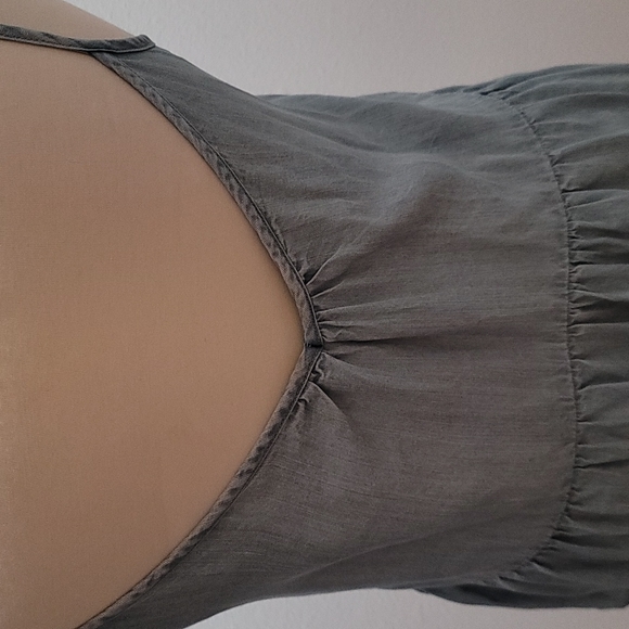 COPY - LOVE STITCH TANK TOP CRISS CROSS SLEEVELESS HIGH NECK BLUE WOMENS MEDIUM… - Picture 7 of 12